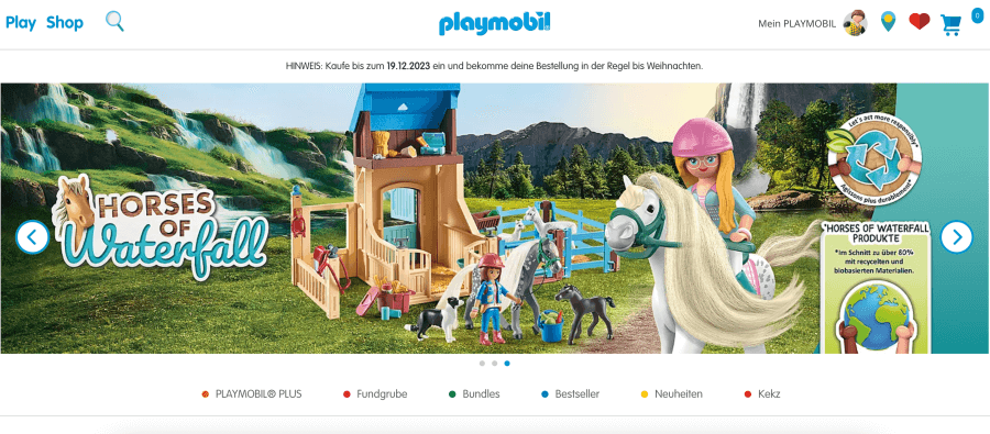 Playmobil Online shop